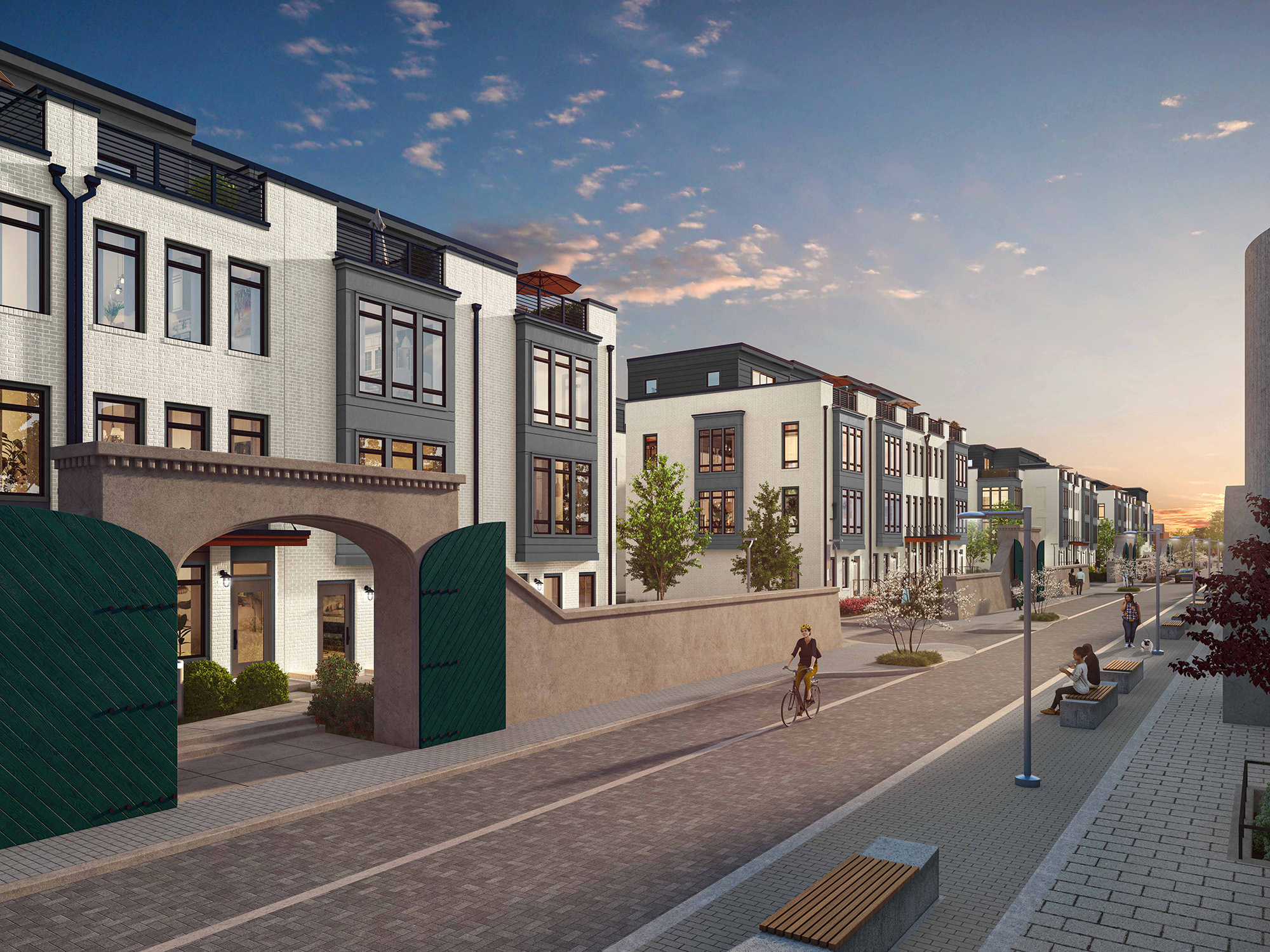 New EYA Townhomes Coming to a Landmark DC Location at Reservoir District